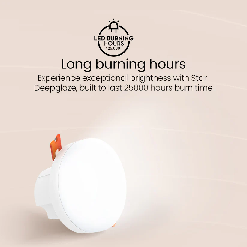 3W Star Deepglaze Round Led Downlighter - Image 5