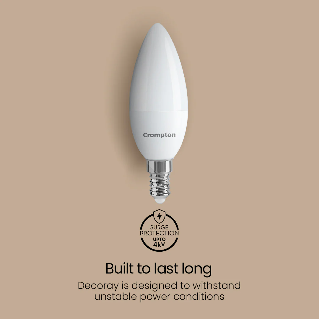 4.5W Frosted E27 Candle Lamp - Image 4