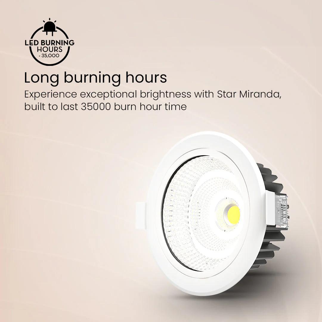40W Star Miranda Round Led COB - Image 3