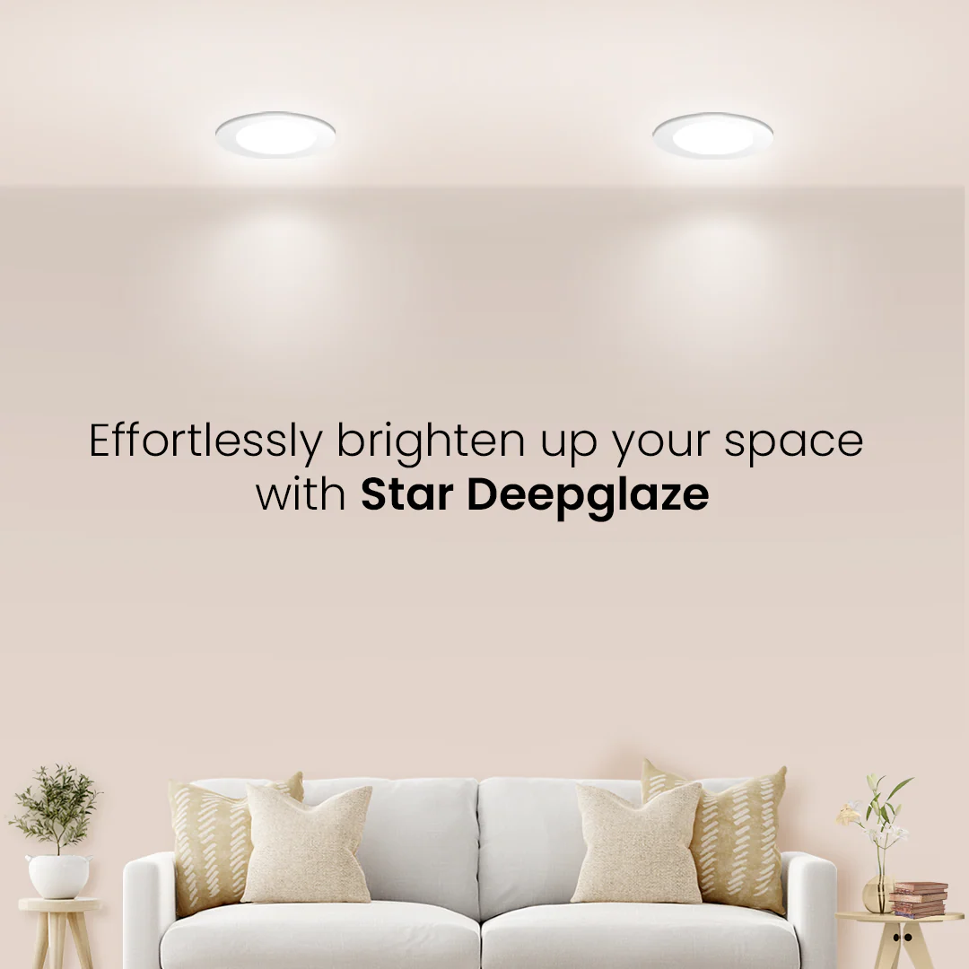 6W Star Deepglaze Round Led Downlighter - Image 2