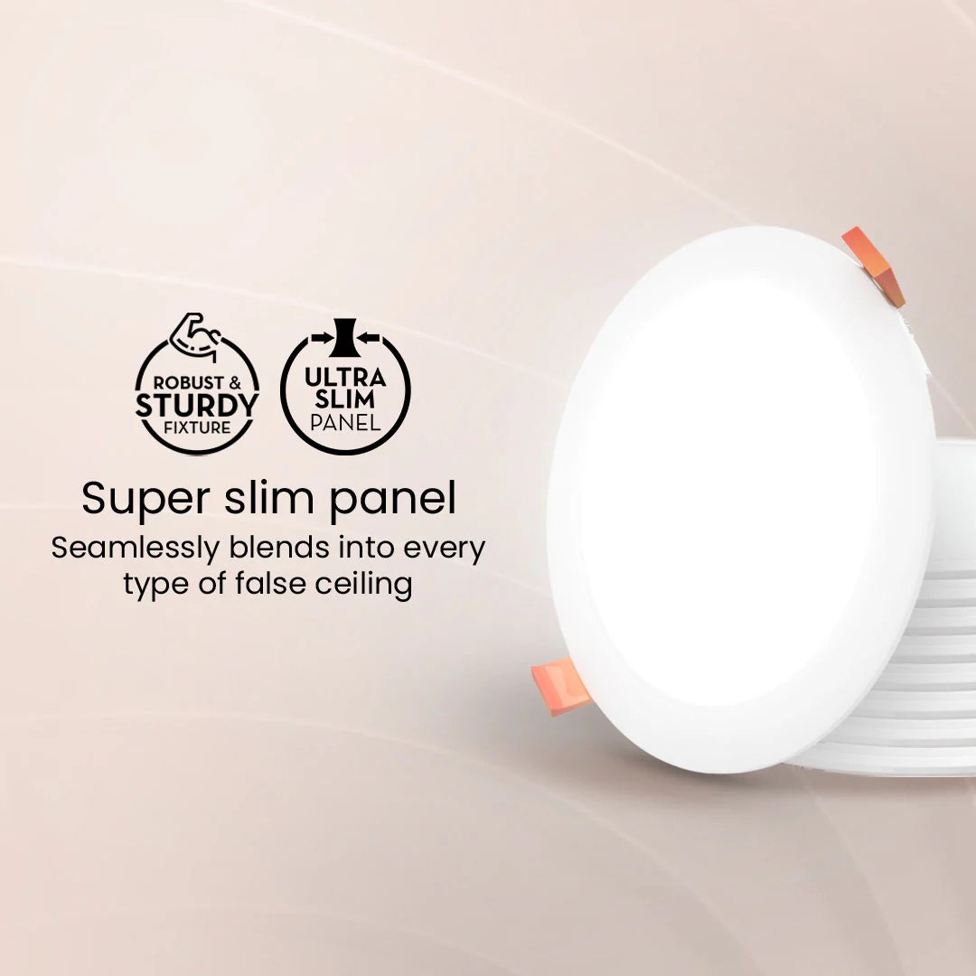 9W Star Dura Pro Round Led Recess Panel - Image 4