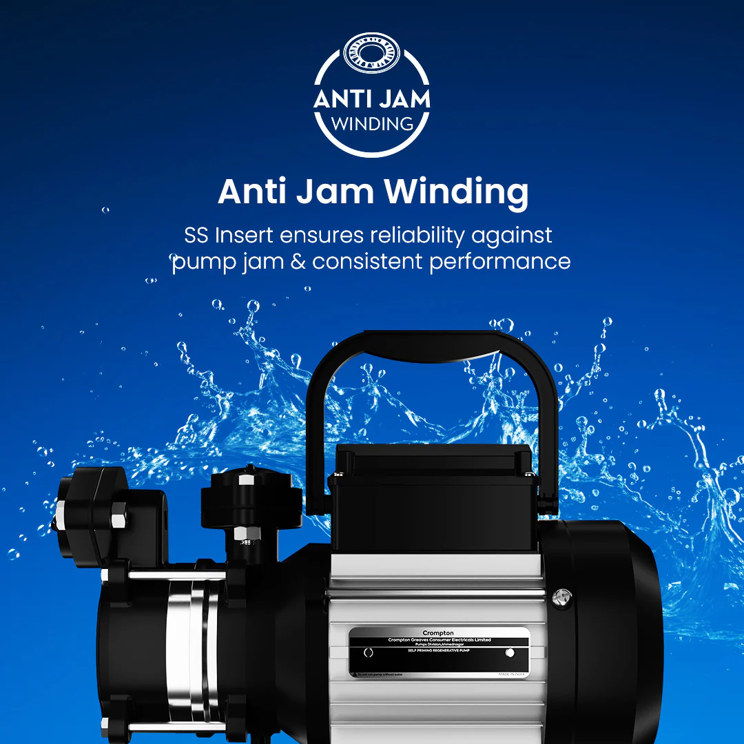 AQUAGOLD DURA 100 - Mini Self Priming Regenerative Pump 1 HP - Image 4