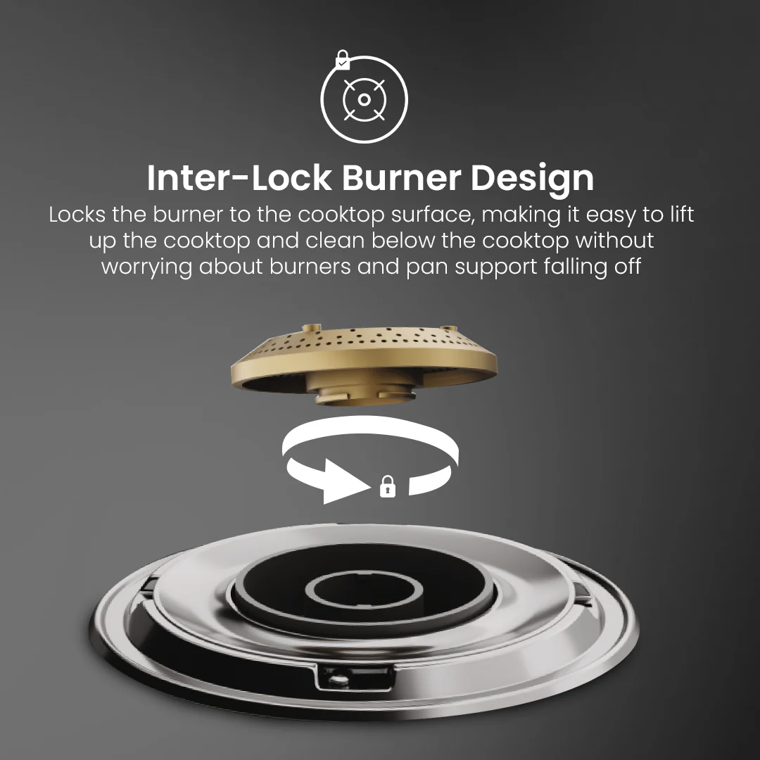Crompton Cooktop FlamePro 2 Burner MS Body - Image 3