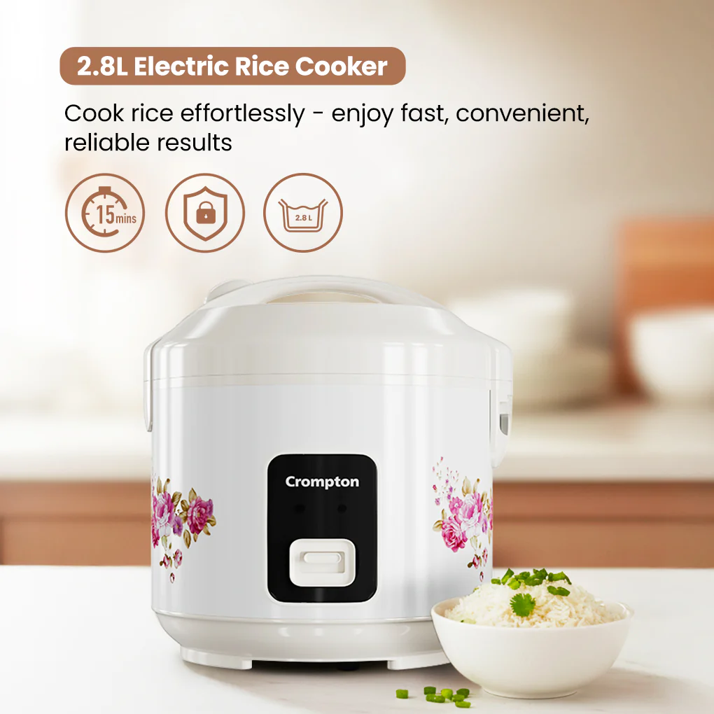 Crompton 2.8L Electric Rice Cooker - Image 2