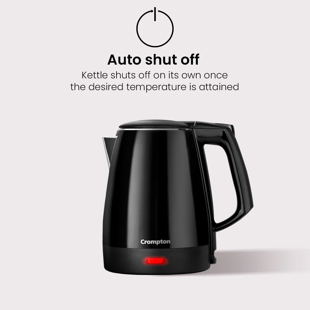Crompton ActivHot Cool Touch Electric Kettle | 1.2 Litres - Image 3