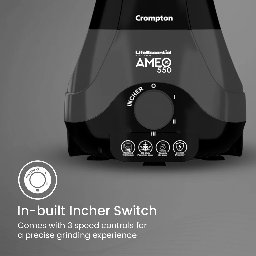 Crompton Ameo 550W Mixer Grinder - Image 4