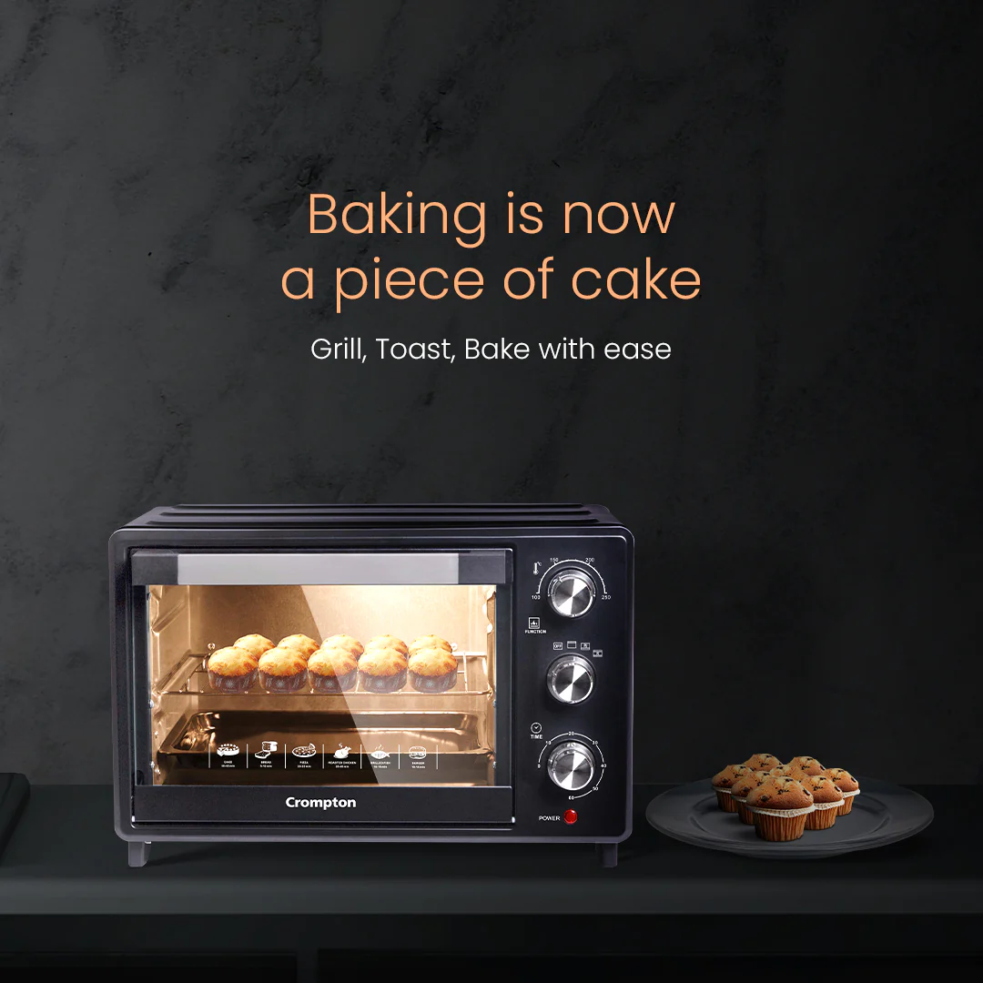 Crompton Baker's Delight 25 Litres Oven Toaster Grill (OTG) - Image 2