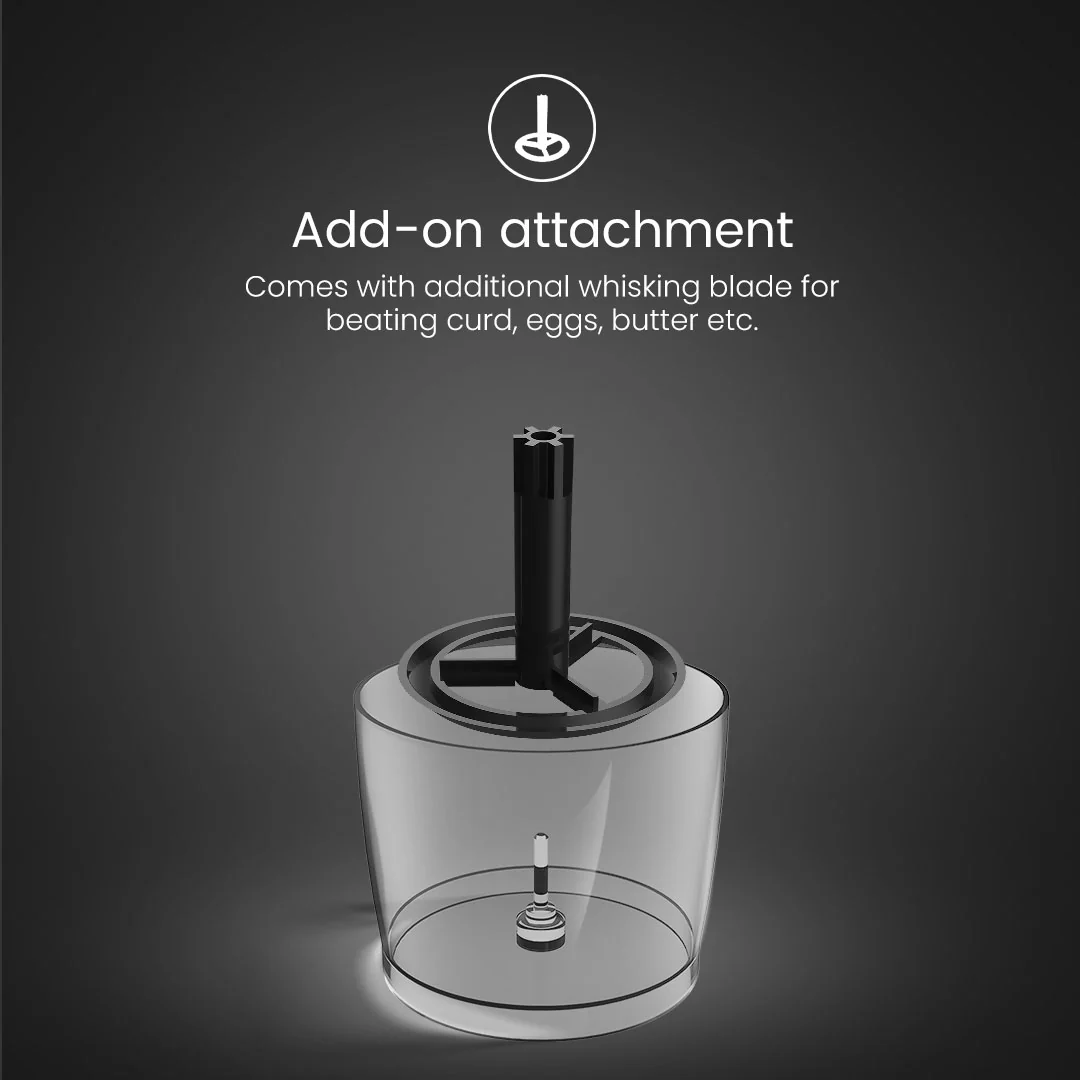 Crompton ChopMaxx Electric Vegetable Chopper | 300 Watts - Image 4