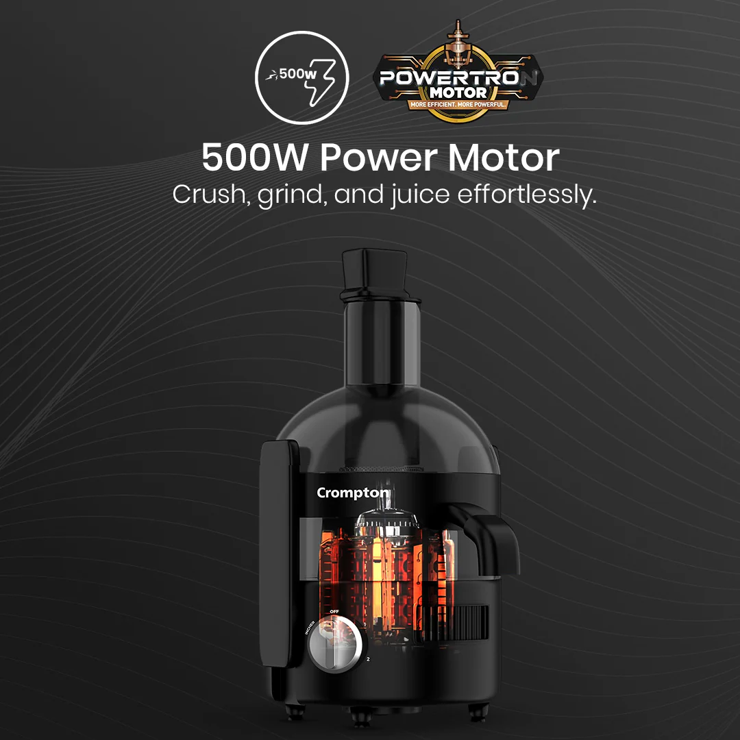 Crompton Fresh Mix Ultra 500W Juicer Mixer Grinder - Image 3