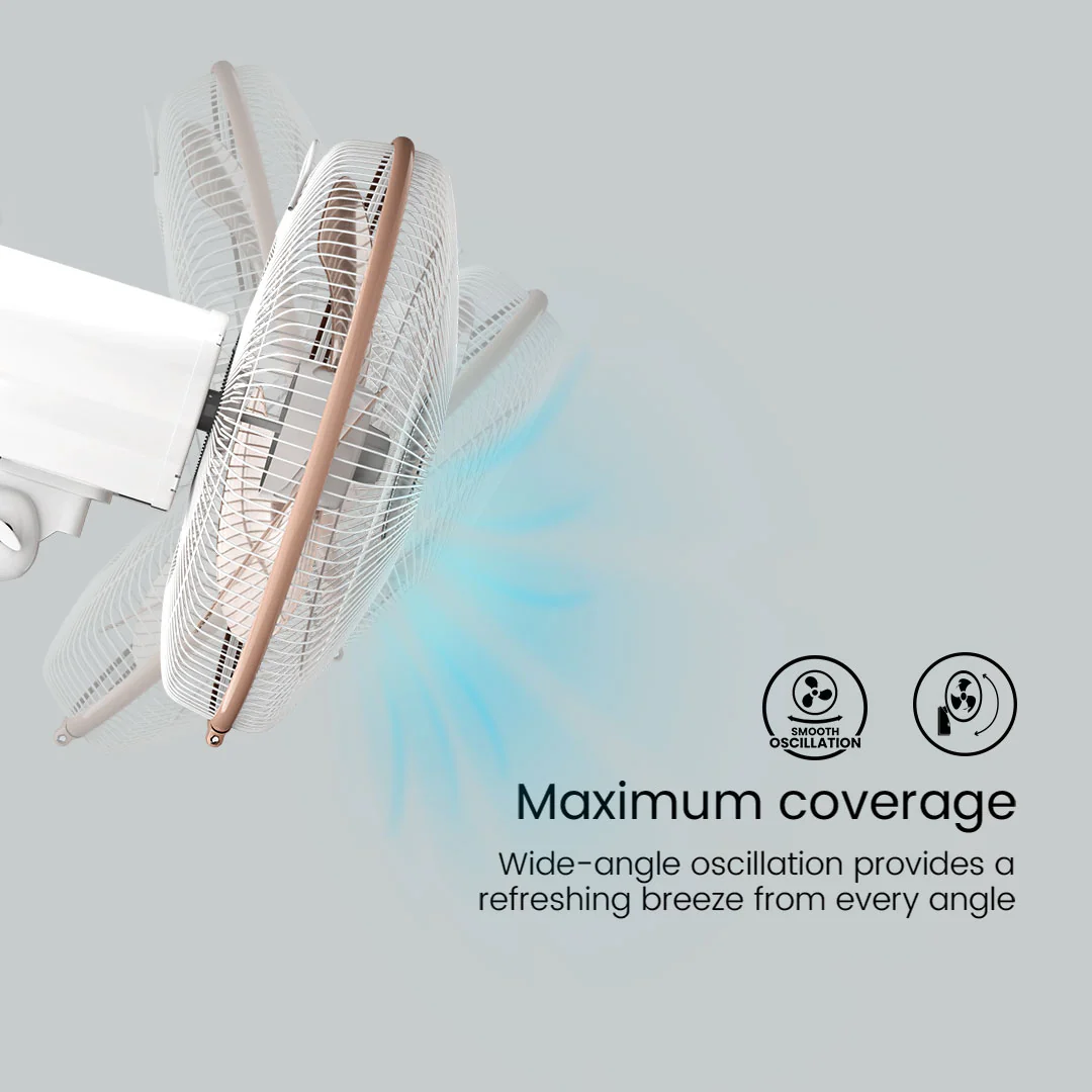 Crompton Hiflo Neo Wall Mounted Fan - Image 5