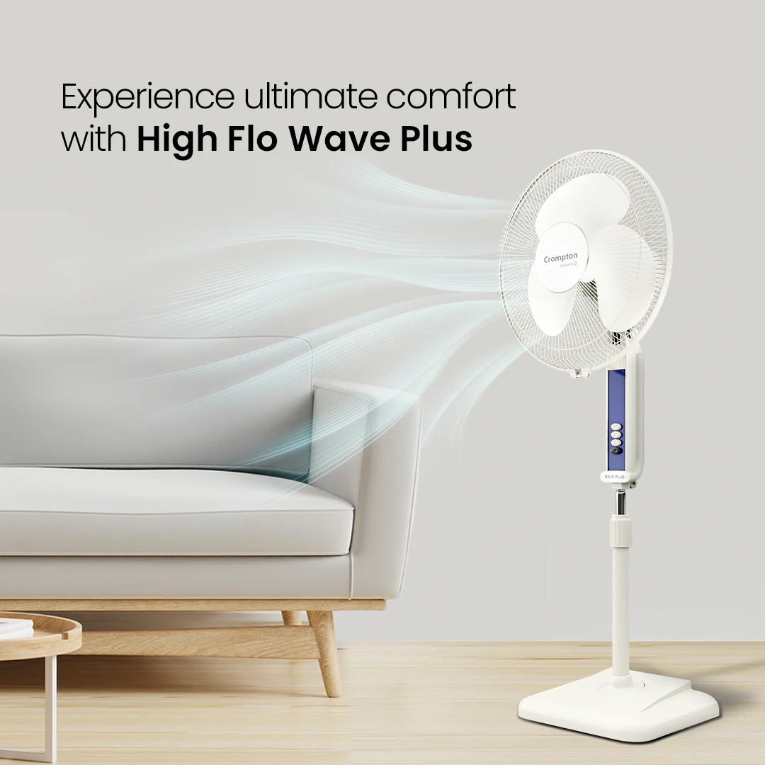 Crompton Hiflo Wave Plus Pedestal Fan - Image 12