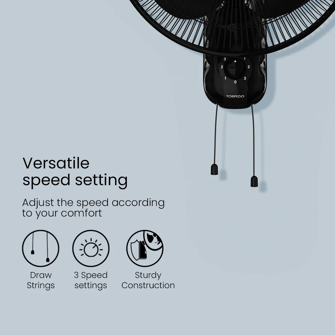 Crompton Highspeed Torpedo Wall Mounted Fan - Image 14
