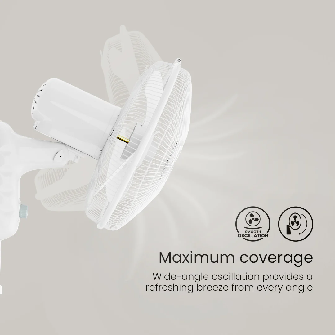 Crompton Highspeed Torpedo Wall Mounted Fan - Image 8