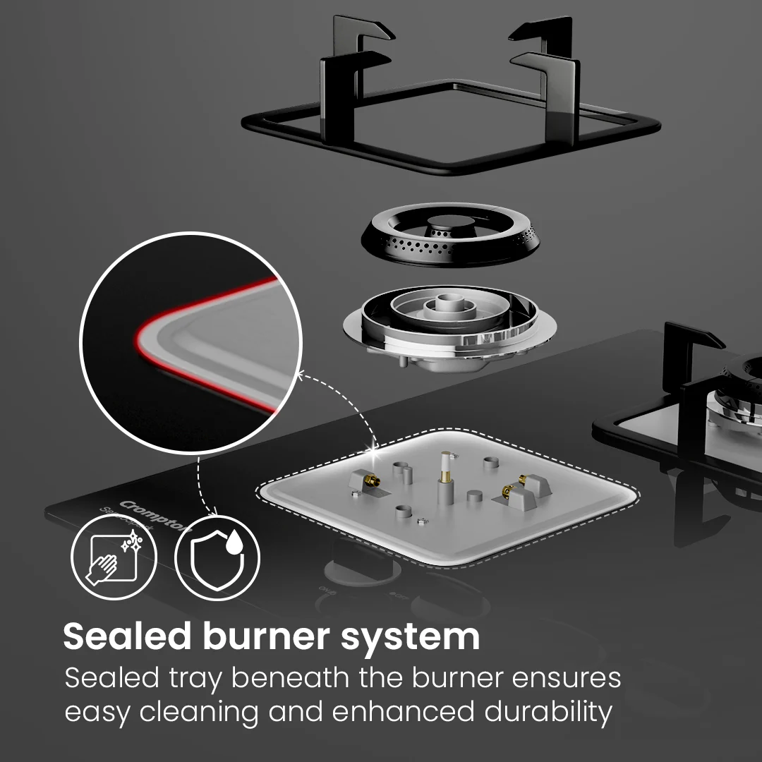 Crompton Hob Sensospark 60Cm 3 Burner - Image 3