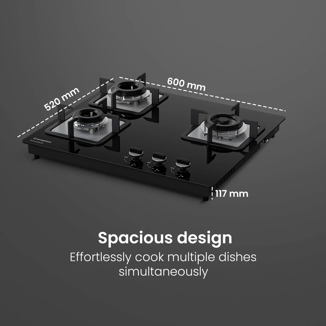 Crompton Hob Sensospark 60Cm 3 Burner - Image 9