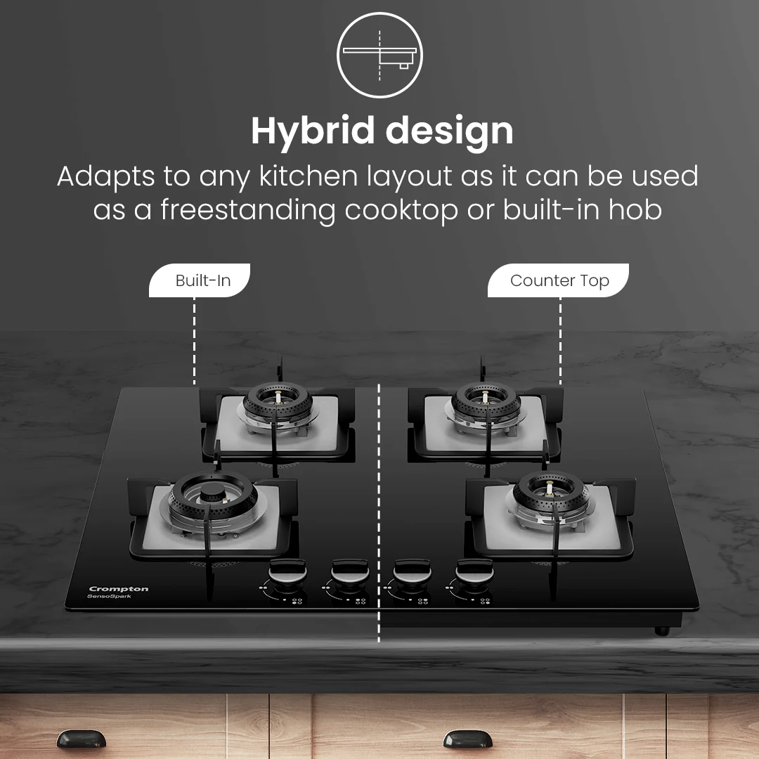 Crompton Hob Sensospark 65Cm 4 Burner - Image 5