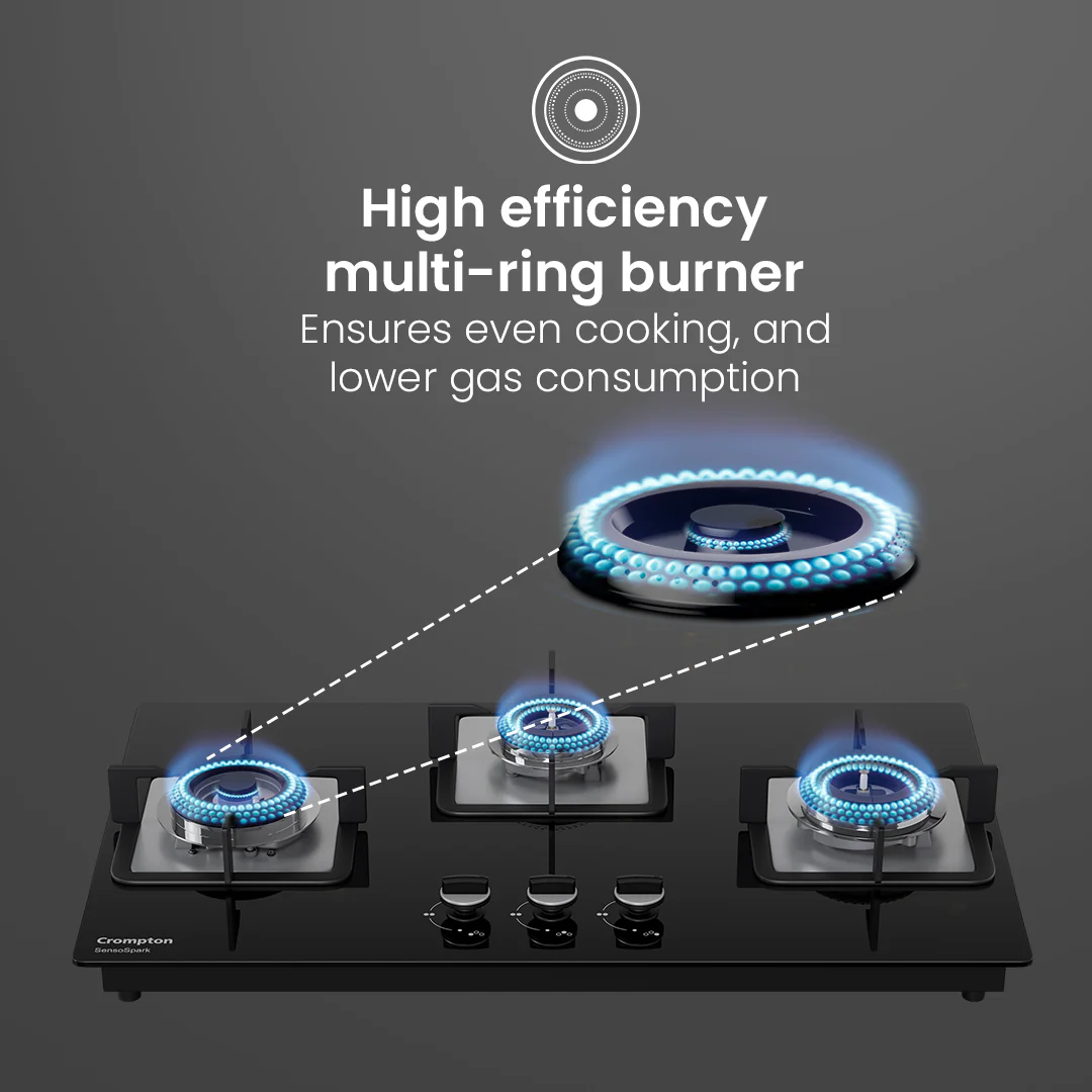 Crompton Hob Sensospark 76Cm 3 Burner - Image 6