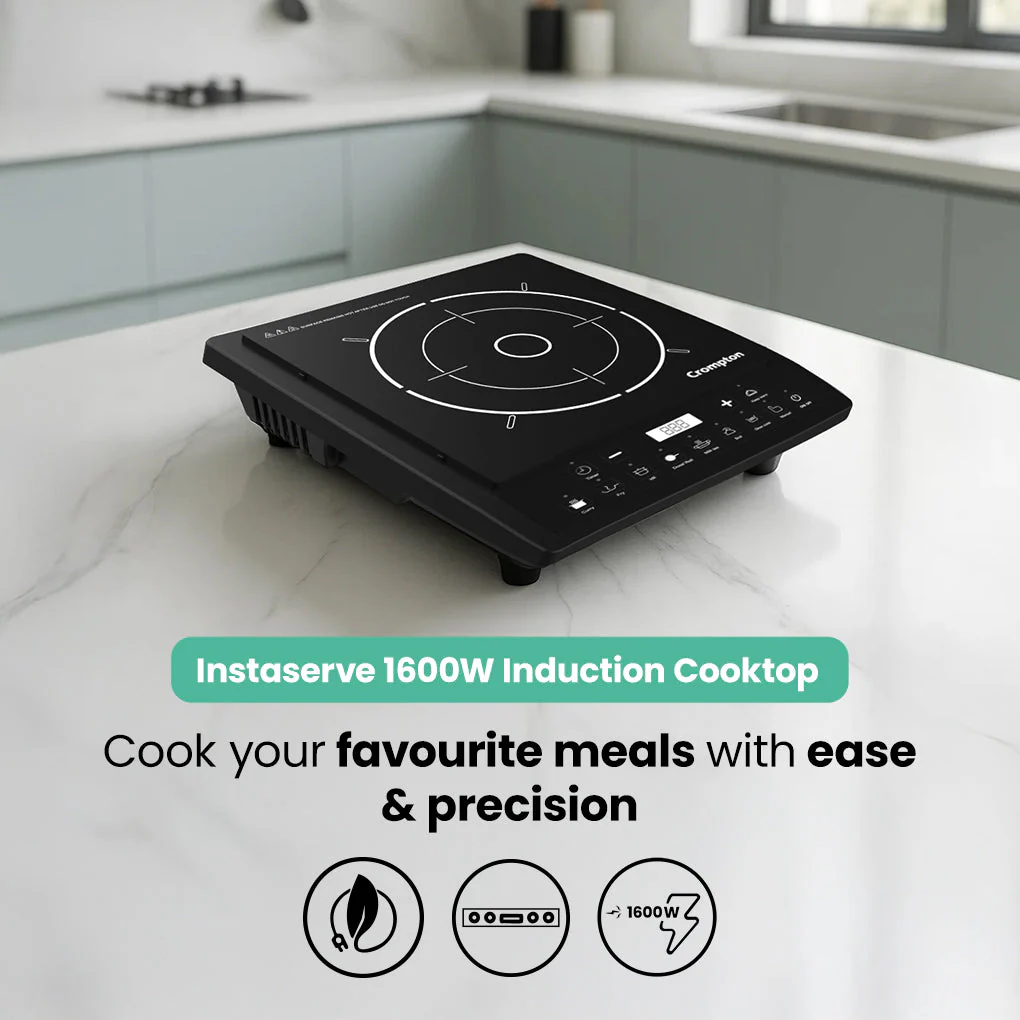 Crompton Instaserve 1600 W Induction Cooktop - Image 2