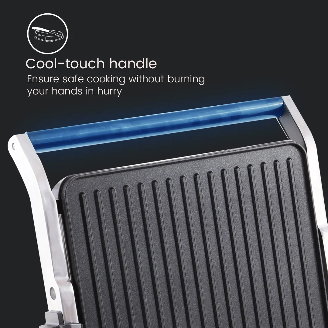 Crompton MaxCrisp 4 Slice Sandwich Maker with 180 Degrees Barbecue Grill | 2000W - Image 5