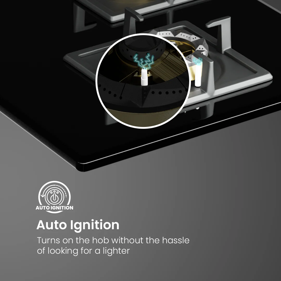 Crompton OpTime Gas Hob 78cm 3 Burner - Image 7