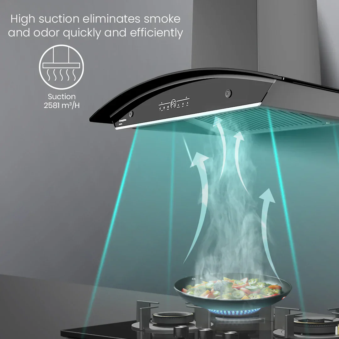 Crompton QuietPro Filterless Chimney with BLDC Motor - Image 35