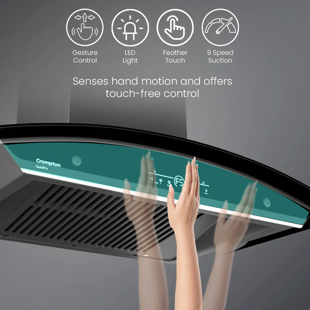Crompton QuietPro Filterless Chimney with BLDC Motor - Image 36
