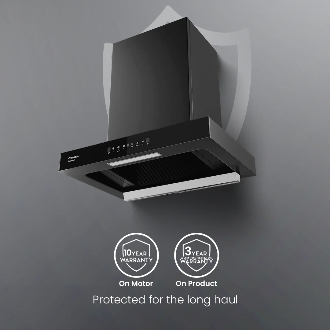 Crompton SensoSmart Box 60cm Baffle Filter Chimney - Image 7