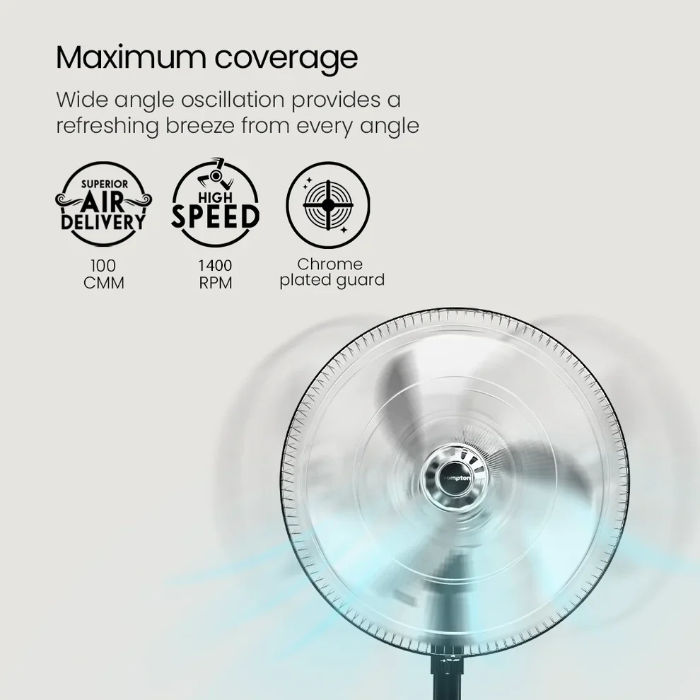 Crompton Storm PF INH Pedestal Fan - Image 3