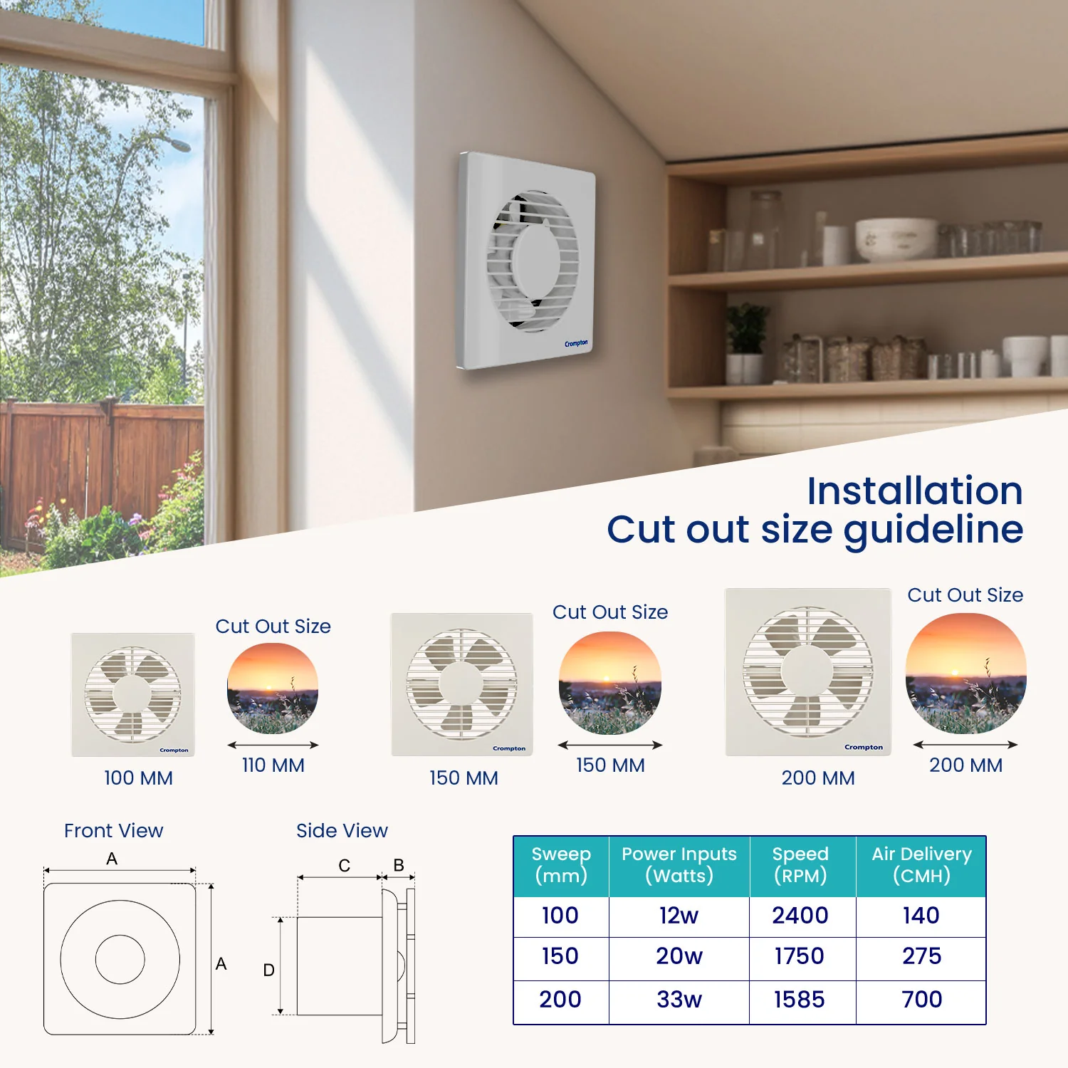 Crompton Ventilus HS Exhaust Fan - Image 12