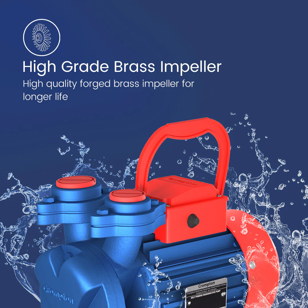 FLOMAX PLUS II - Mini Self Priming Regenerative Pump 0.5 HP - Image 4